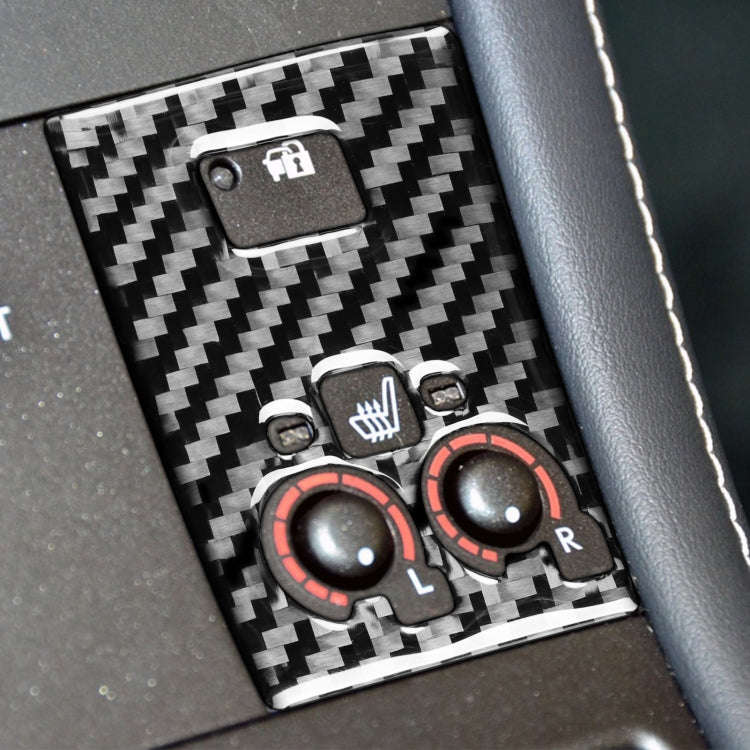 Car Carbon Fiber Sport Mode Panel B Decorative Sticker for Lexus CT 2011-2017, Left and Right Drive