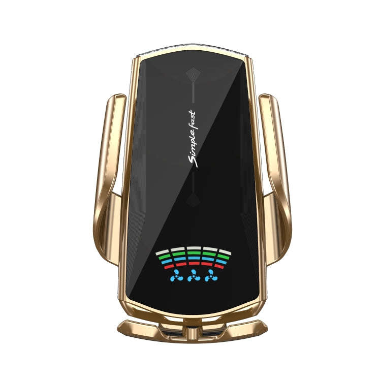 N1 Car Automatic Inductive Magnetic Suction Wireless Charger(Champagne Gold)
