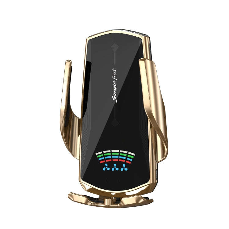 N1 Car Automatic Inductive Magnetic Suction Wireless Charger(Champagne Gold)