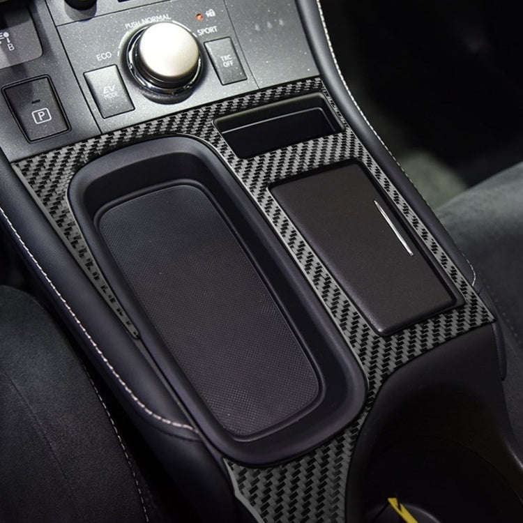 Car Carbon Fiber Central Control Panel Decorative Sticker for Lexus CT 2011-2017, Left Drive
