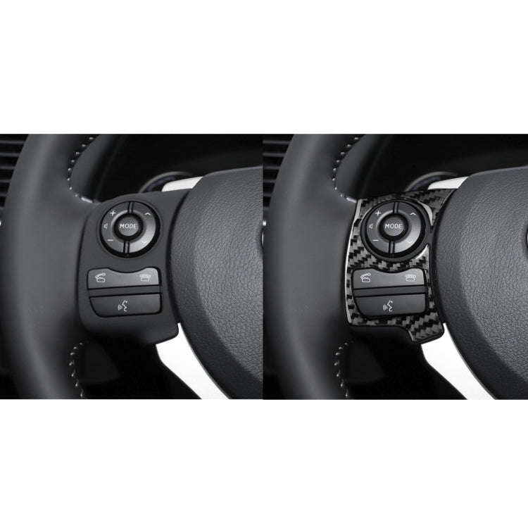 Car Steering Wheel Button Decorative Sticker for Lexus CT 2011-2017, Left and Right Drive