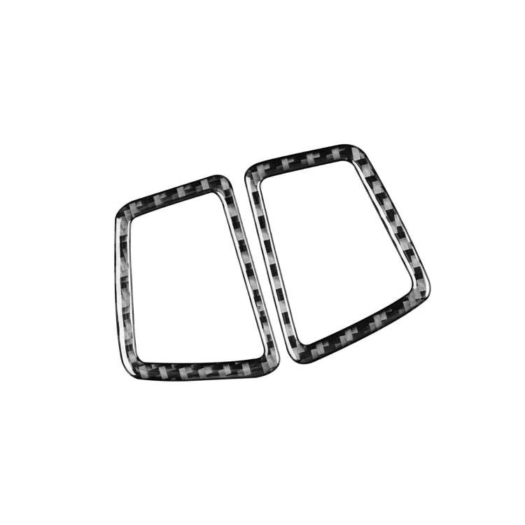 Car Carbon Fiber Dashboard Air Outlet Decorative Sticker for Ford Explorer 2013-2019, Left Drive