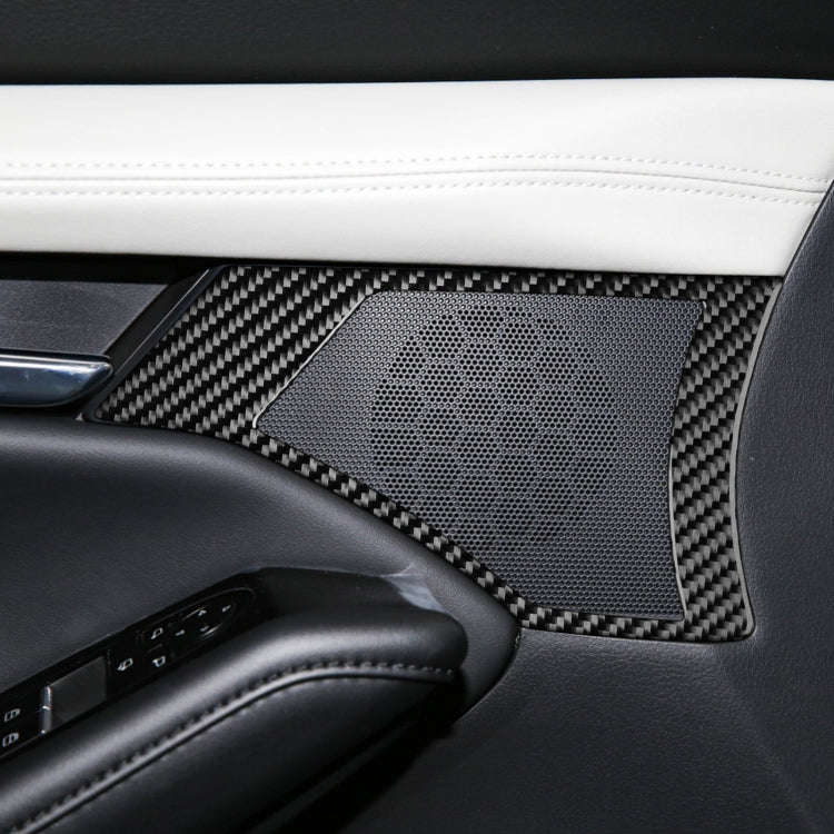 Car Front Door Speaker Frame Decorative Sticker for Mazda 3 Axela 2020, Left and Right Drive