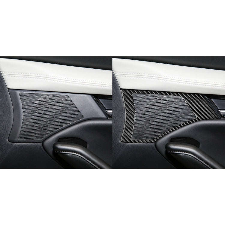 Car Front Door Speaker Frame Decorative Sticker for Mazda 3 Axela 2020, Left and Right Drive