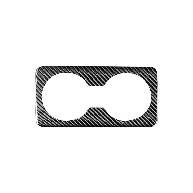 Car Carbon Fiber Rear Water Cup Decorative Sticker for Mazda 3 Axela 2020, Left and Right Drive