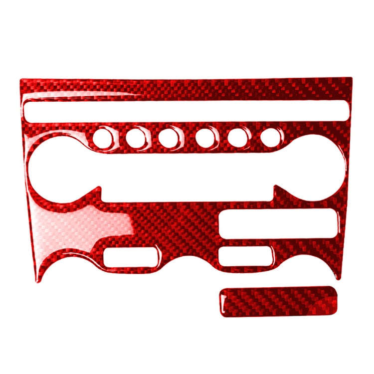 2 in 1 Car Carbon Fiber Air Conditioning Adjustment Panel Decorative Sticker for Nissan 370Z / Z3...