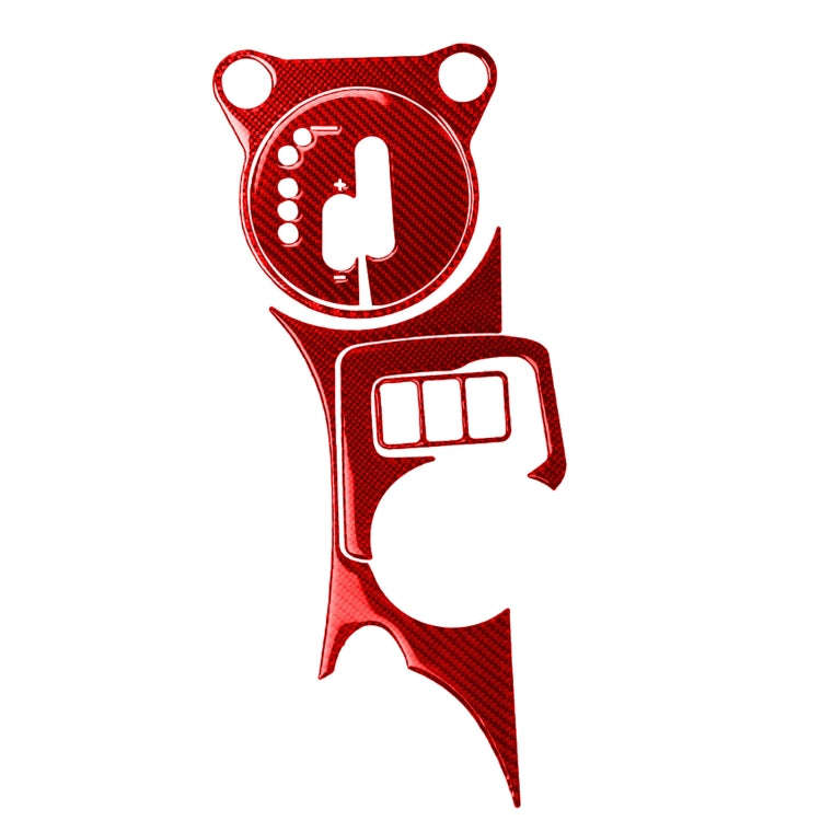 5 in 1 Car Carbon Fiber Gear Water Cup Holder Panel Decorative Sticker for Nissan 370Z / Z34 2009...