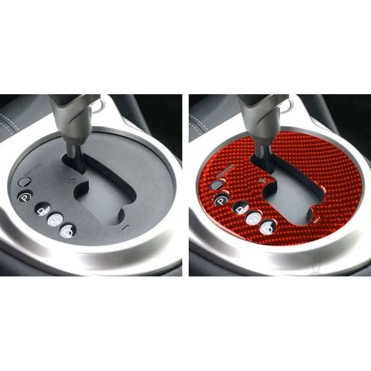 Car Carbon Fiber Automatic Transmission Panel Decorative Sticker for Nissan 370Z / Z34 2009-, Lef...