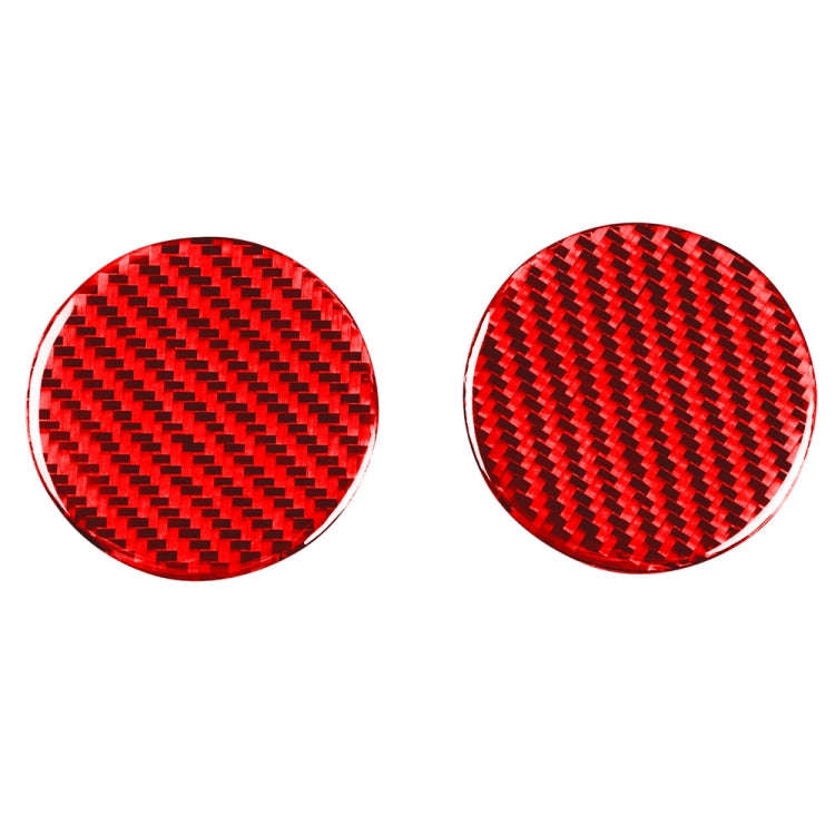 Car Carbon Fiber Water Cup Holder Mat Decorative Sticker for Chevrolet Camaro 2016-2019, Left and...