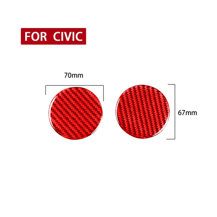 Car Carbon Fiber Water Cup Holder Mat Decorative Sticker for Chevrolet Camaro 2016-2019, Left and...
