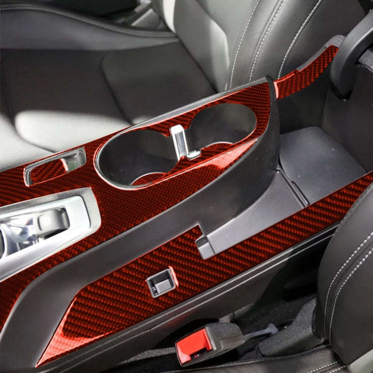 7 in 1 Car Carbon Fiber Center Control Gear Outside Frame Decorative Sticker for Chevrolet Camaro...