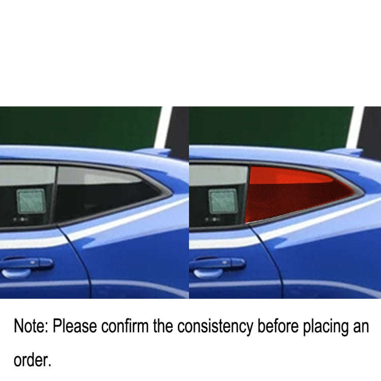 Car Carbon Fiber Shutter Decorative Sticker for Chevrolet Camaro 2017-2019, Left and Right Drive ...