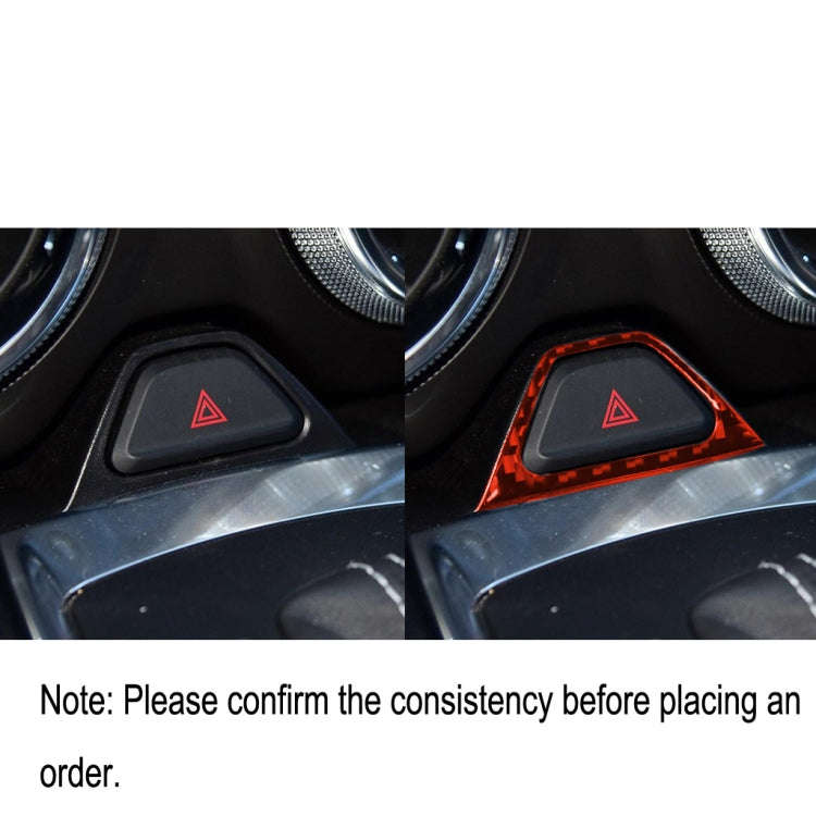 Car Carbon Fiber Warning Light Decorative Sticker for Chevrolet Camaro 2017-2019, Left and Right ...