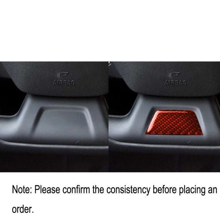 Car Carbon Fiber Below Steering Wheel Decorative Sticker for Chevrolet Camaro 2017-2019, Left and...