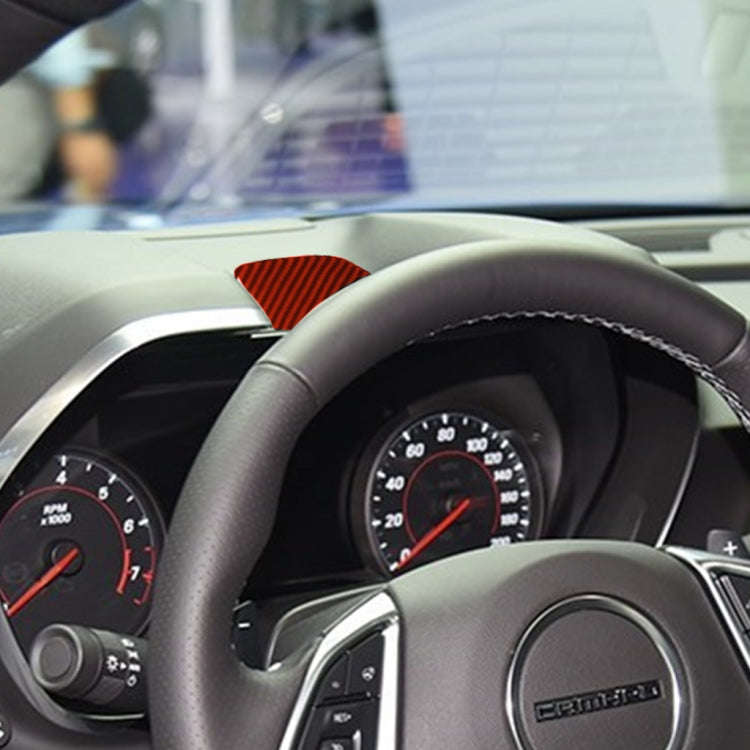 Car Carbon Fiber Dashboard Decorative Sticker for Chevrolet Camaro 2017-2019, Left and Right Driv...