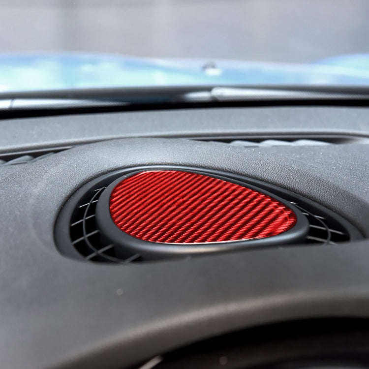 Car Carbon Fiber Dashboard Decorative Sticker for BMW Mini Cooper JCW One F56 F55 F54, Left and R...