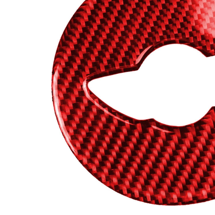 Car Carbon Fiber Steering Wheel Logo Decorative Sticker for BMW Mini R55 R56 Countryman R60 Pacem...