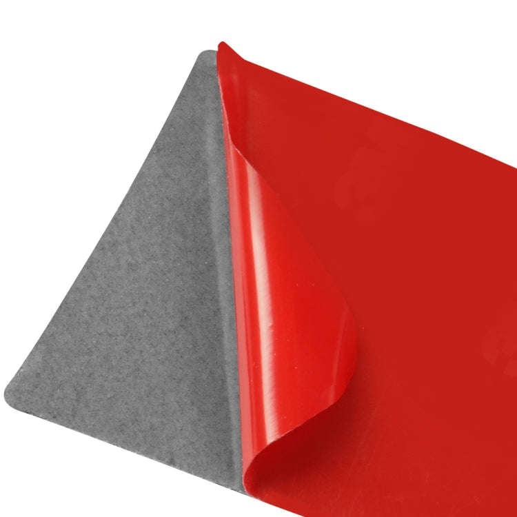Car Carbon Fiber Key Hole Decorative Sticker for Porsche Panamera, Left Drive (Red)