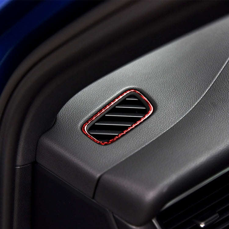 Car Carbon Fiber Air Outlet Panel Decorative Sticker for Porsche Macan 2014-2021, Left and Right ...