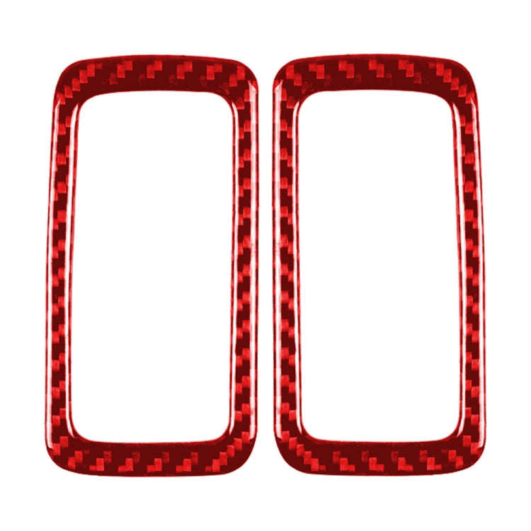 Car Carbon Fiber Rear Dome Light Panel Decorative Sticker for Porsche Macan 2014-2021, Left and R...