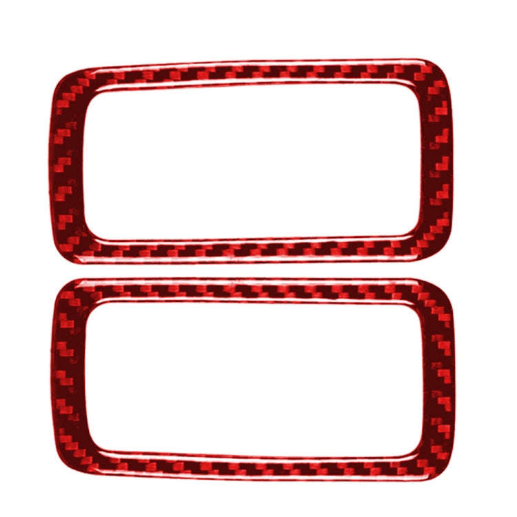 Car Carbon Fiber Rear Dome Light Panel Decorative Sticker for Porsche Macan 2014-2021, Left and R...