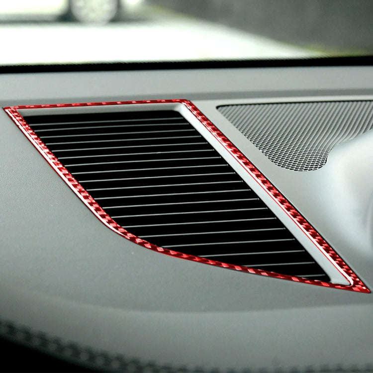 Car Carbon Fiber Dashboard Air Outlet Panel Decorative Sticker for Porsche Macan 2014-2021, Left ...