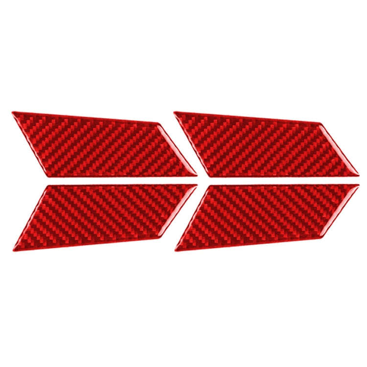 Car Carbon Fiber Inner Door Bowl Panel Decorative Sticker for Porsche Macan 2014-2021, Left and R...