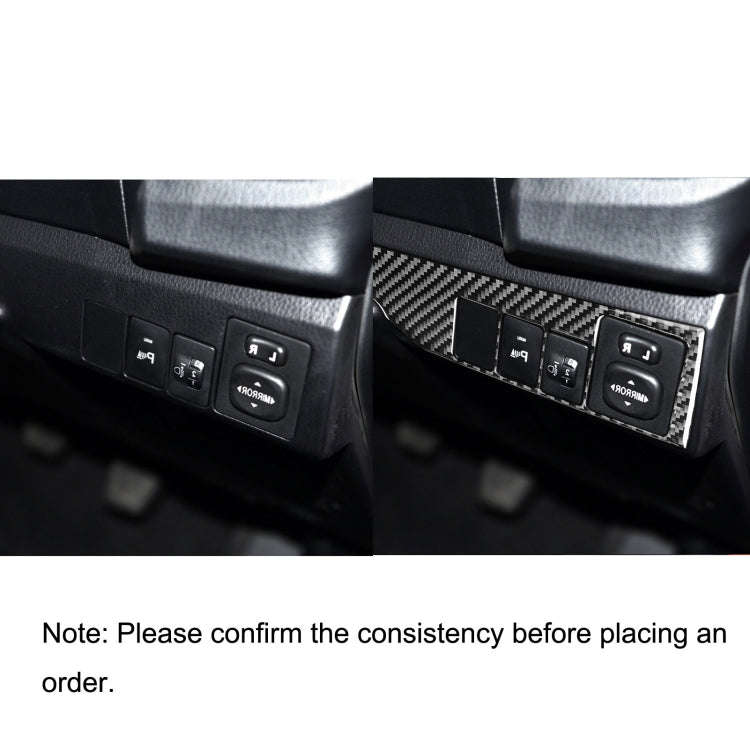 Car Carbon Fiber Headlight Switch Decorative Sticker for Toyota Corolla / Levin 2014-2018, Right ...