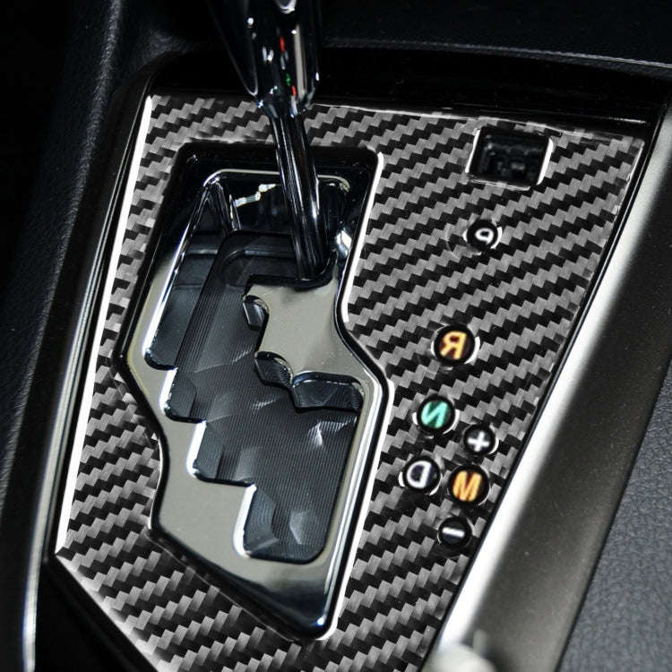 Car Carbon Fiber Gear Panel Decorative Sticker for Toyota Corolla / Levin 2014-2018, Right Drive ...