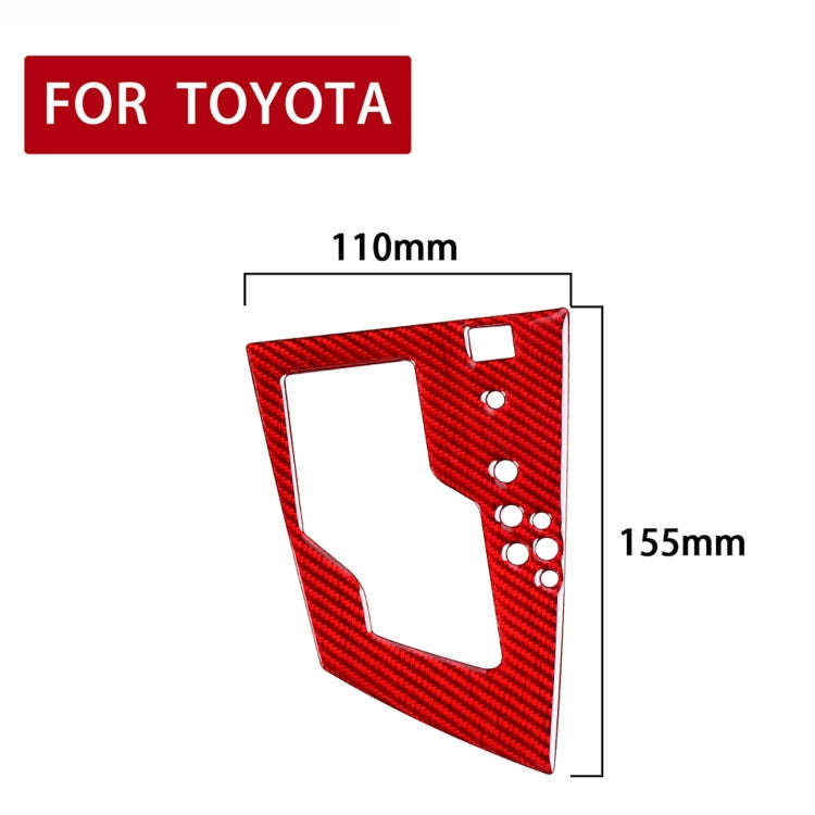 Car Carbon Fiber Gear Panel Decorative Sticker for Toyota Corolla / Levin 2014-2018, Right Drive ...