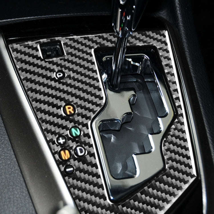 Car Carbon Fiber Gear Panel Decorative Sticker for Toyota Corolla / Levin 2014-2018, Left Drive (...