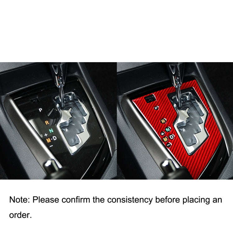 Car Carbon Fiber Gear Panel Decorative Sticker for Toyota Corolla / Levin 2014-2018, Left Drive (...