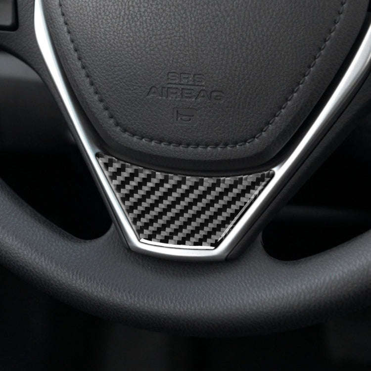 Car Carbon Fiber Steering Wheel Decorative Sticker for Toyota Corolla / Levin 2014-2018, Left and...