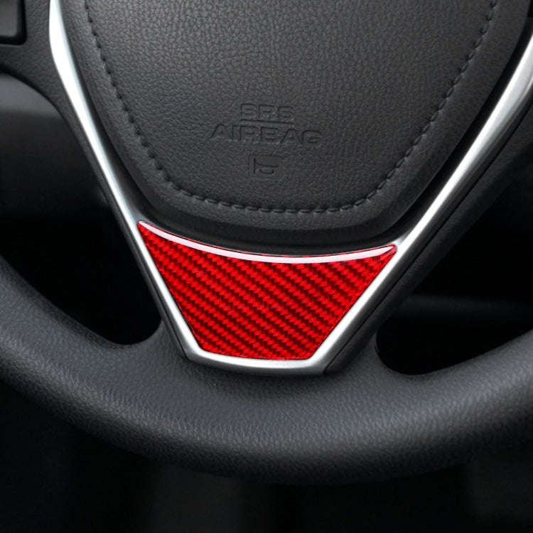 Car Carbon Fiber Steering Wheel Decorative Sticker for Toyota Corolla / Levin 2014-2018, Left and...