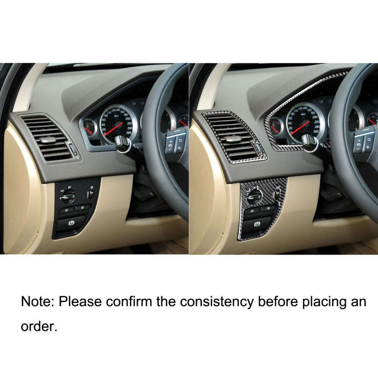 3 in 1 Car Carbon Fiber Steering Wheel Set Decorative Sticker for Volvo XC90 2003-2014, Left and ...