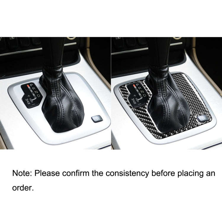 Car Carbon Fiber Gears Decorative Sticker for Volvo XC90 2003-2014, Left Drive