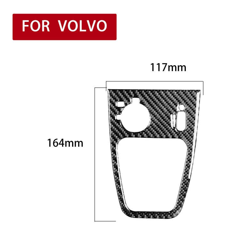 Car Carbon Fiber Headlight Control Decorative Sticker for Volvo XC90 2003-2014, Left and Right Dr...