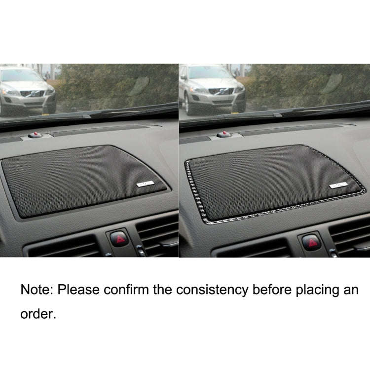 Car Carbon Fiber Screen Base Decorative Sticker for Volvo XC90 2003-2014, Left and Right Drive Un...