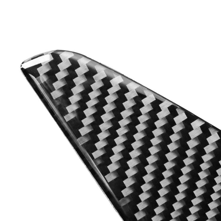 Car Carbon Fiber Central Control Decorative Sticker for Audi A6L / A7 2019-, Left Drive