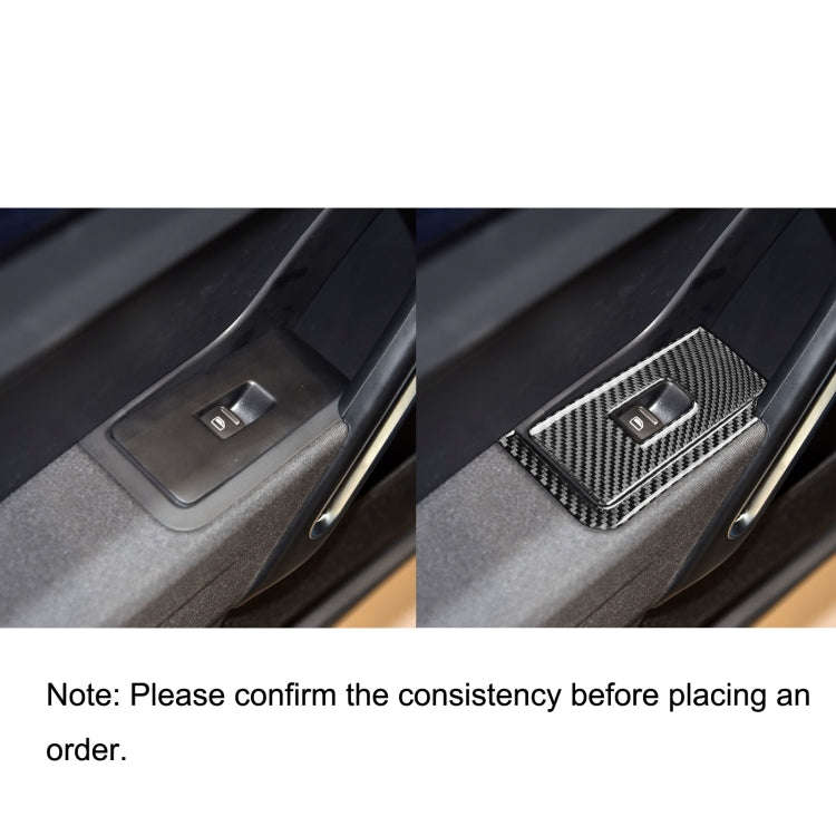 Car Carbon Fiber Glass Lift Panel Decorative Sticker for Volkswagen Beetle 2012-2019, Right Drive