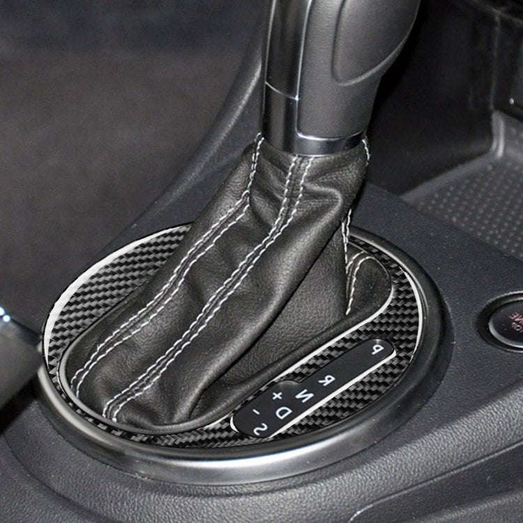 Car Carbon Fiber Gear Panel Inside Frame Decorative Sticker for Volkswagen Beetle 2012-2019, Righ...