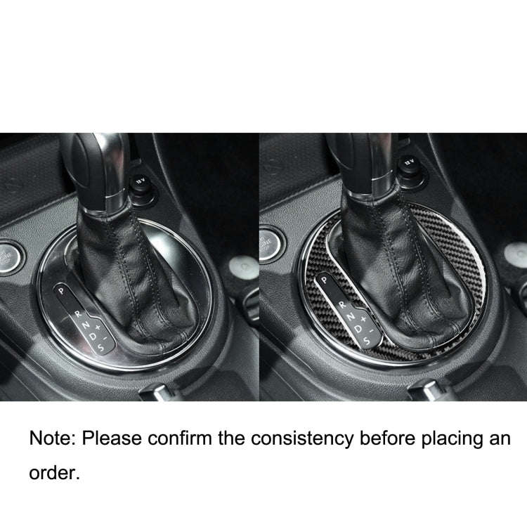 Car Carbon Fiber Gear Panel Inside Frame Decorative Sticker for Volkswagen Beetle 2012-2019, Left...
