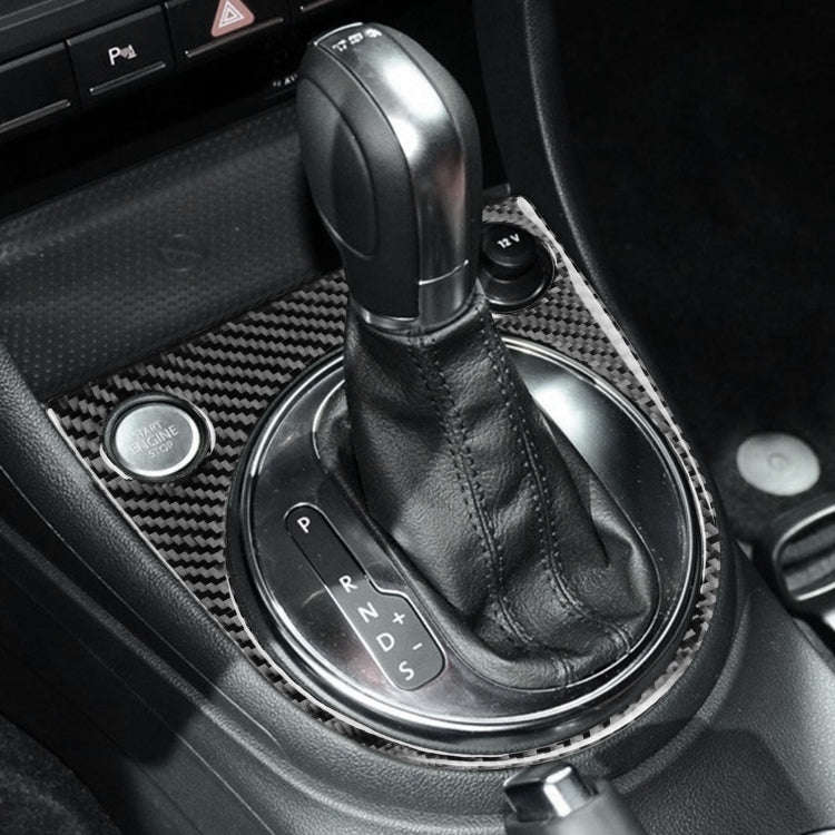 Car Carbon Fiber Gear Panel Frame B Decorative Sticker for Volkswagen Beetle 2012-2019, Left and ...