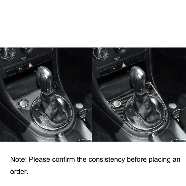 Car Carbon Fiber Gear Panel Frame B Decorative Sticker for Volkswagen Beetle 2012-2019, Left and ...