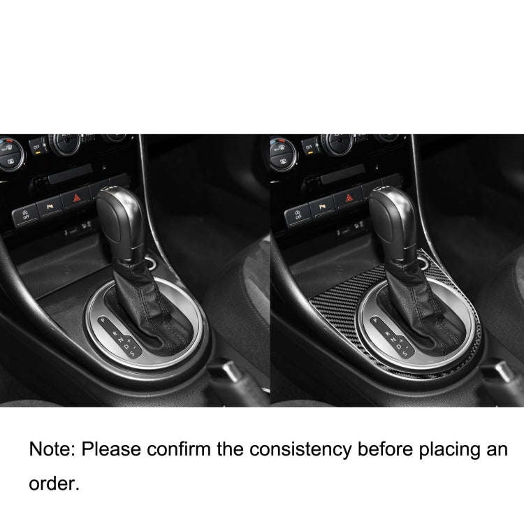 Car Carbon Fiber Gear Panel Frame A Decorative Sticker for Volkswagen Beetle 2012-2019, Left and ...
