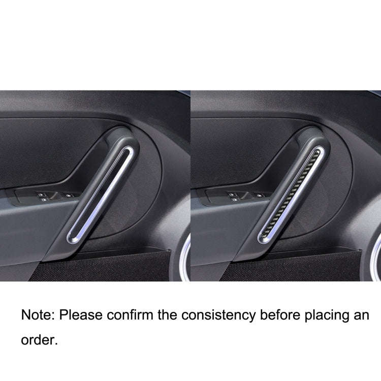 Car Carbon Fiber Door Decorative Sticker for Volkswagen Beetle 2012-2019, Left and Right Drive Un...