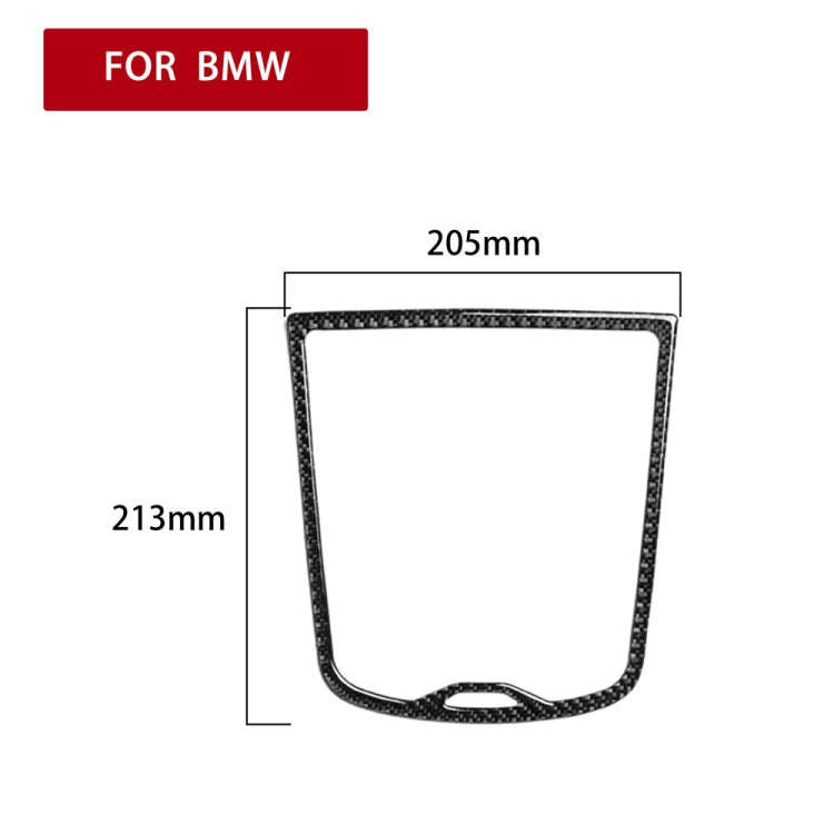 Car Carbon Fiber Dashboard Solid Color Decorative Sticker for BMW G01 X3 2018-2020 / G02 X4 2019-...