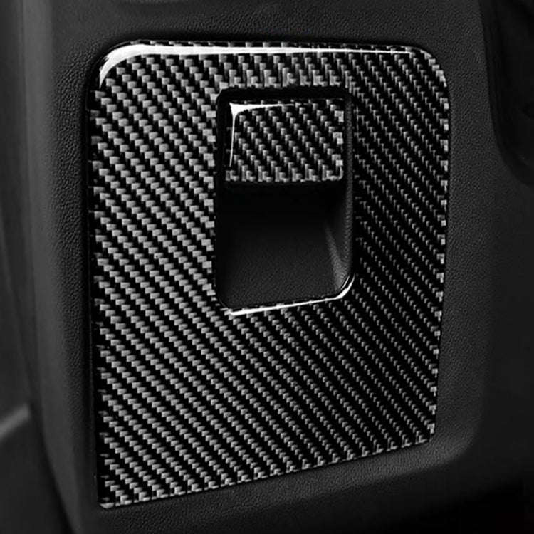 Car Carbon Fiber Storage Box Panel Solid Color Decorative Sticker for BMW G01 X3 2018-2020 / G02 ...