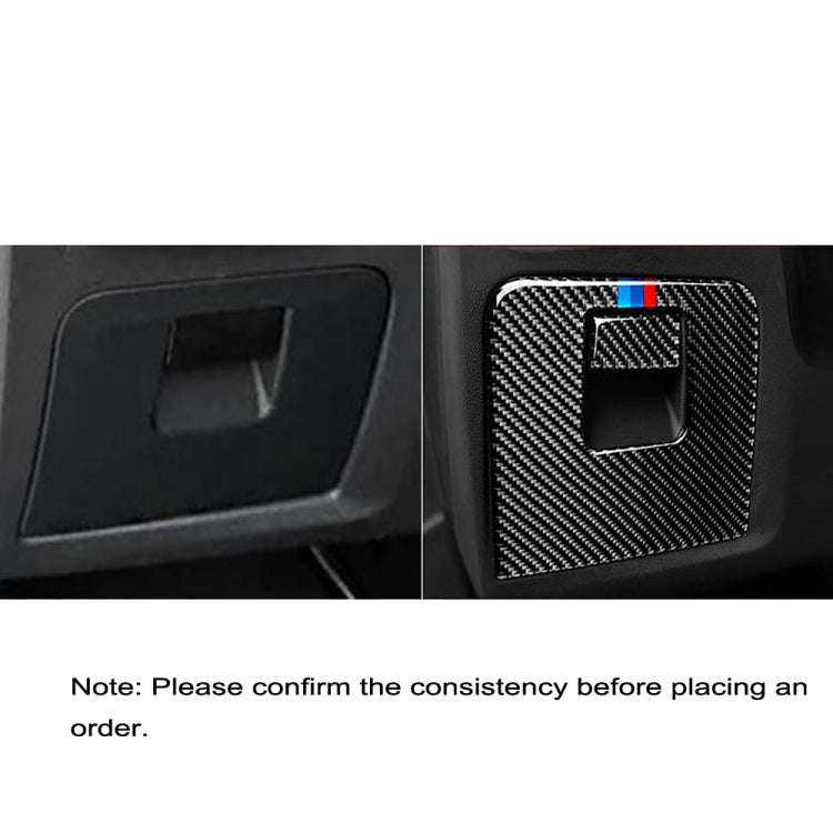 Car Carbon Fiber Storage Box Panel 3-color Decorative Sticker for BMW G01 X3 2018-2020 / G02 X4 2...
