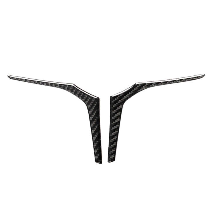 2 in 1 Car Carbon Fiber Steering Wheel Below Decorative Sticker for BMW G01 X3 2018-2020 / G02 X4...